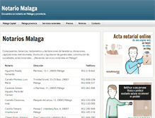 Tablet Screenshot of notariomalaga.com